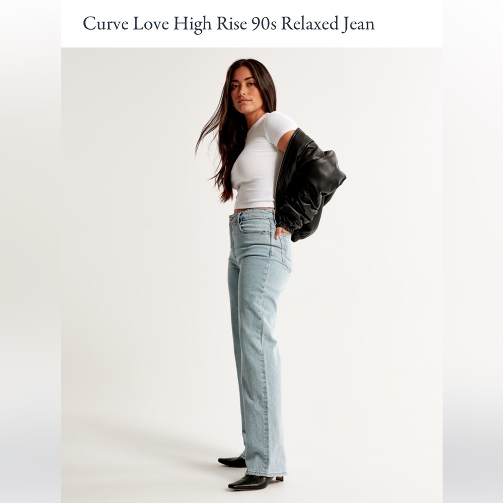 Abercrombie & Fitch 90’s Relaxed Jeans CURVE LOVE